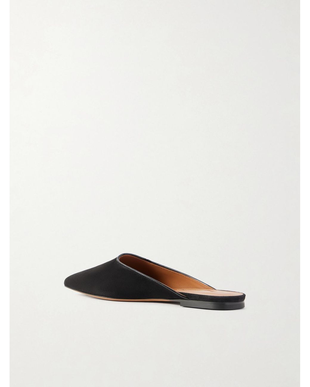 Emme Parsons White Suede Mules