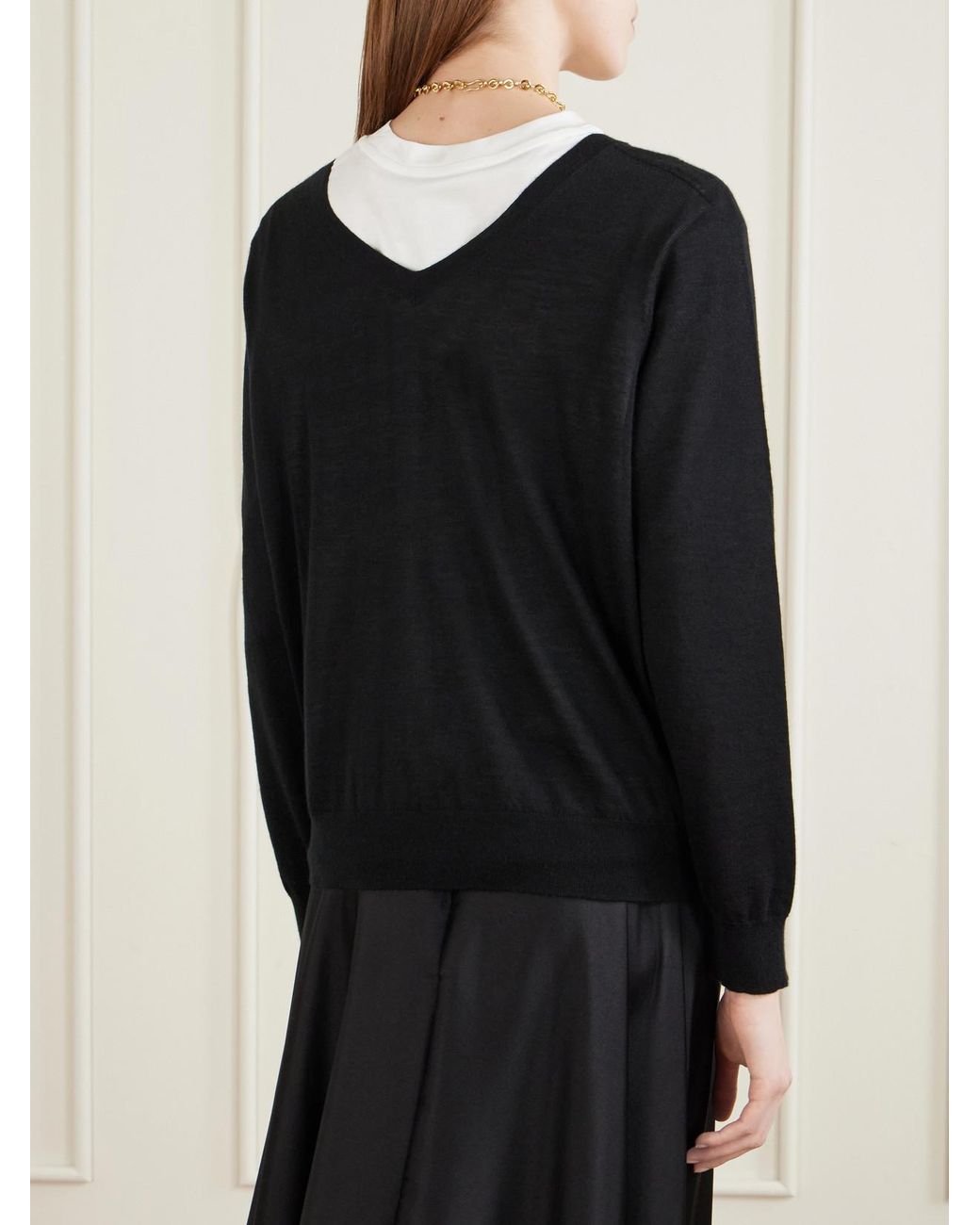 arch4 Black Marisol Cashmere Cardigan