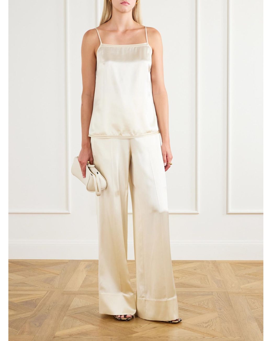 Joseph Natural Gaia Silk-Satin Camisole
