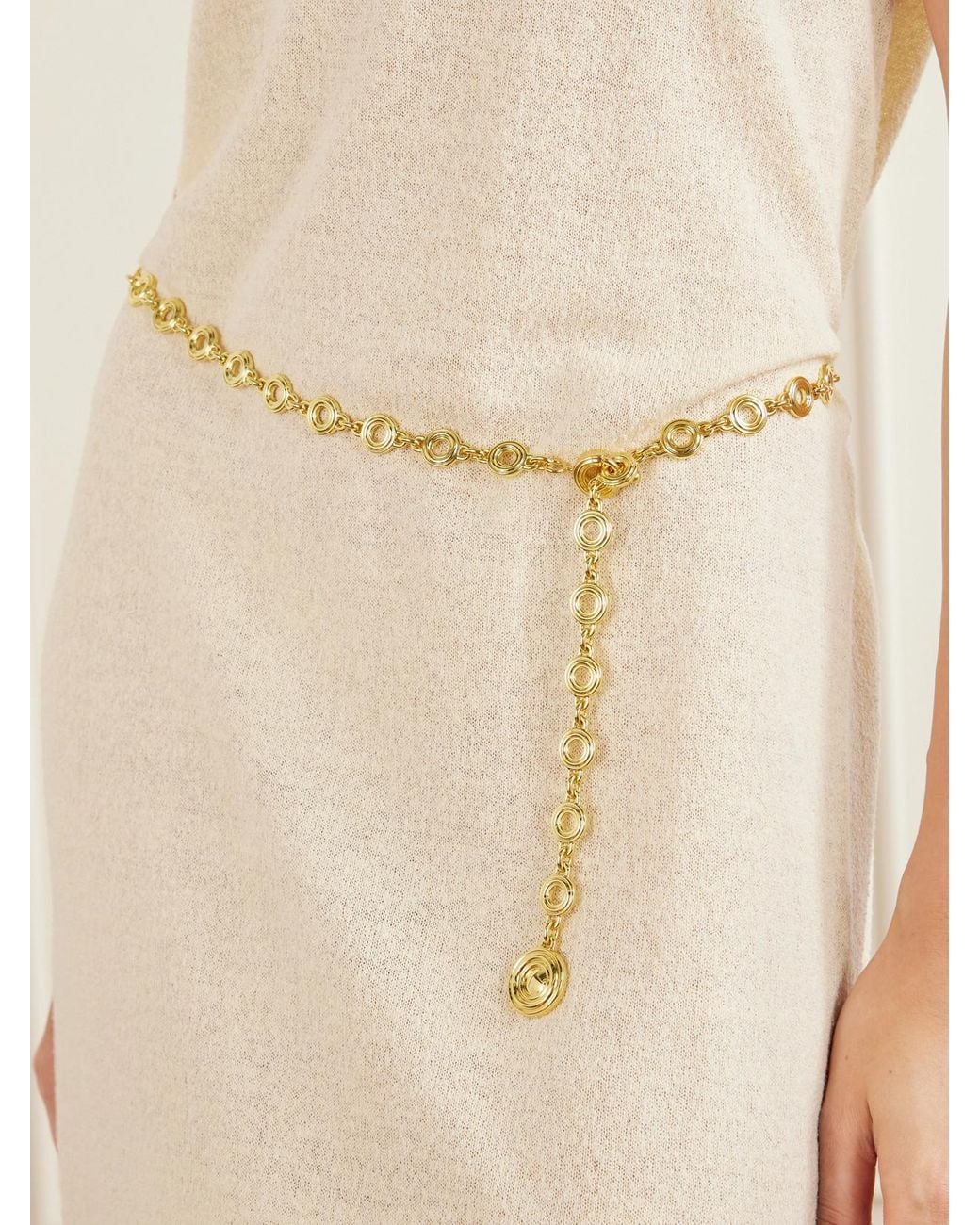 DEHANCHE Natural Elysées-Tone Chain Belt