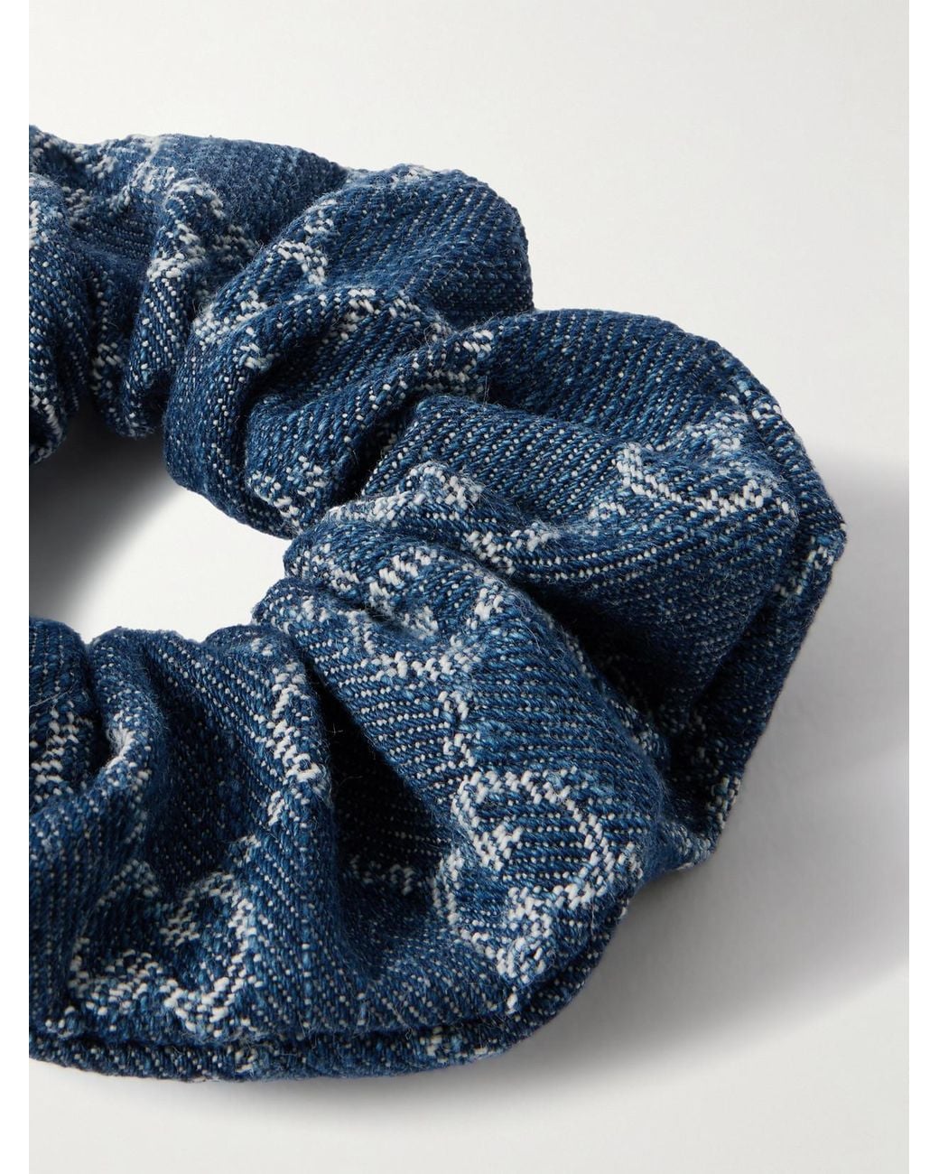 Gucci Denim-Jacquard Hair Tie in Blue | Lyst UK display picture 1