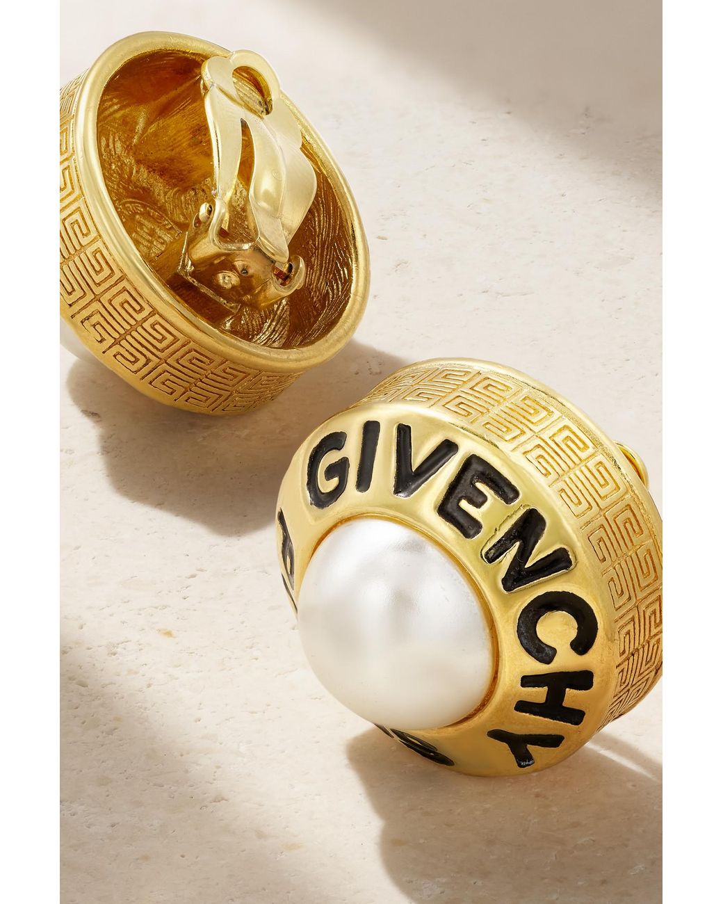 Givenchy clip hotsell on earrings