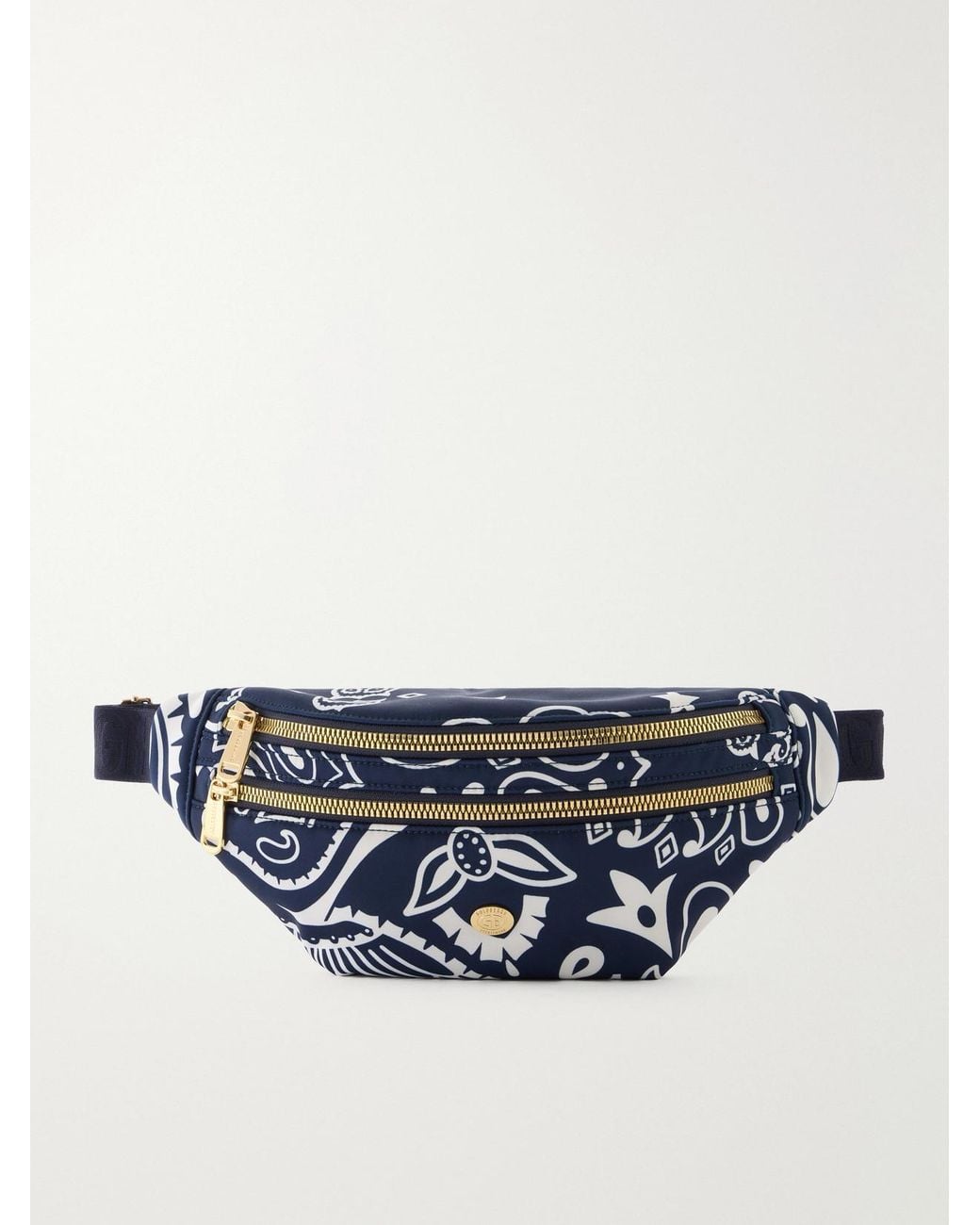 Goldbergh Blue Takara Printed Shell Belt Bag