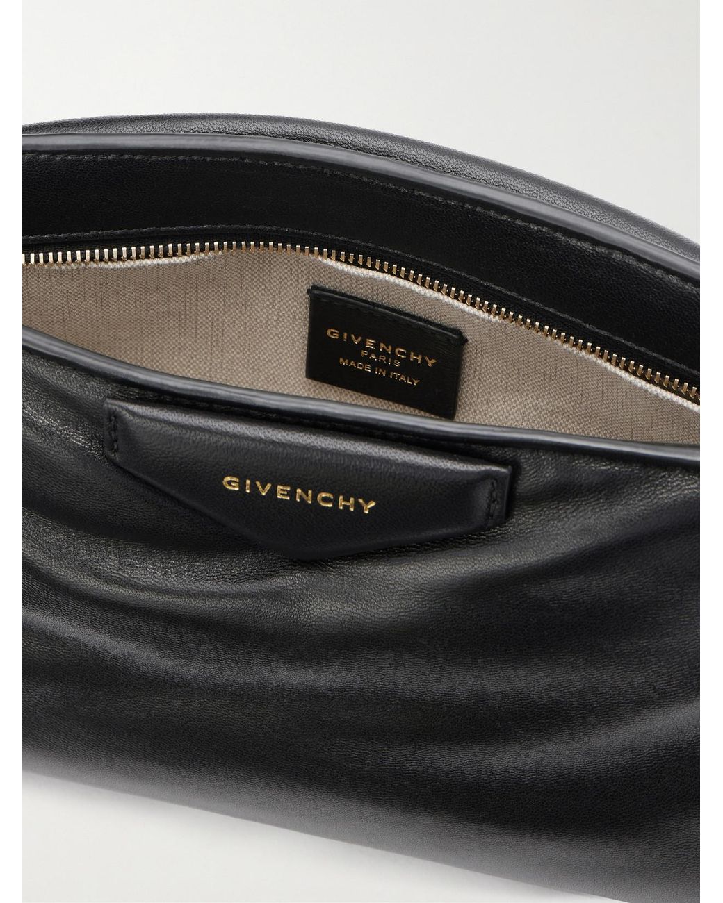 Givenchy Black Antigona Leather Clutch