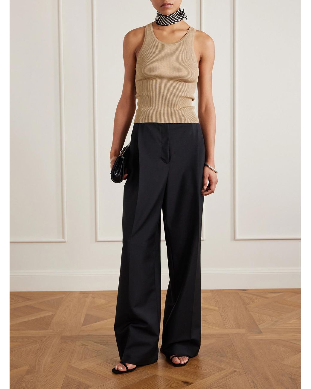 Tory Burch White Crystal-Embellished Suede Sandals