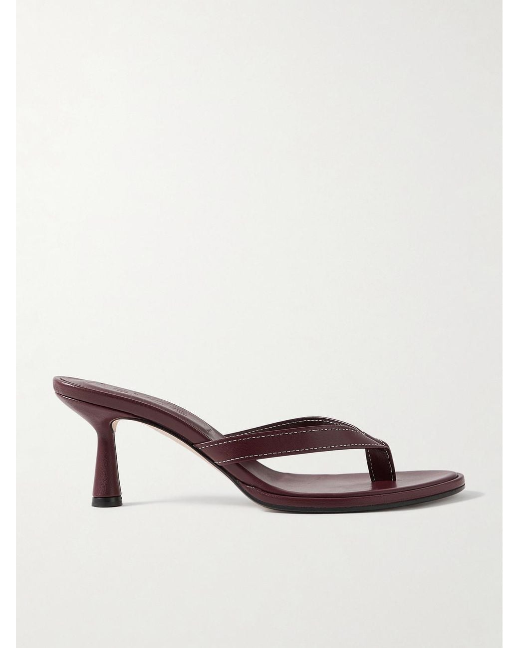 Aeyde Natural Daphne Leather Sandals