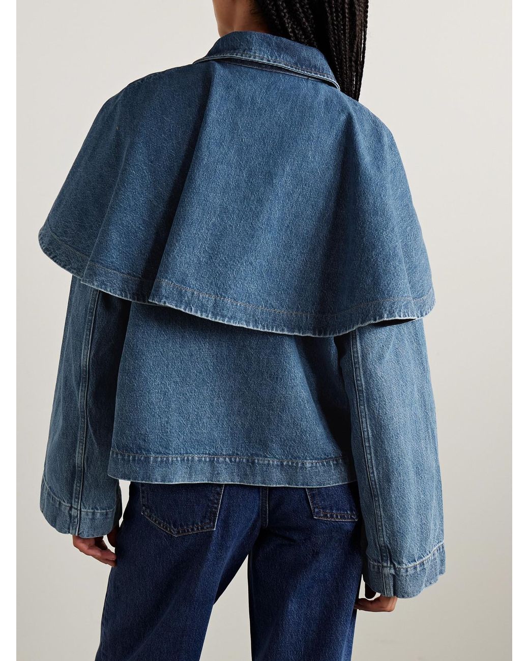 Veste En Jean The Cape FRAME en coloris Blue