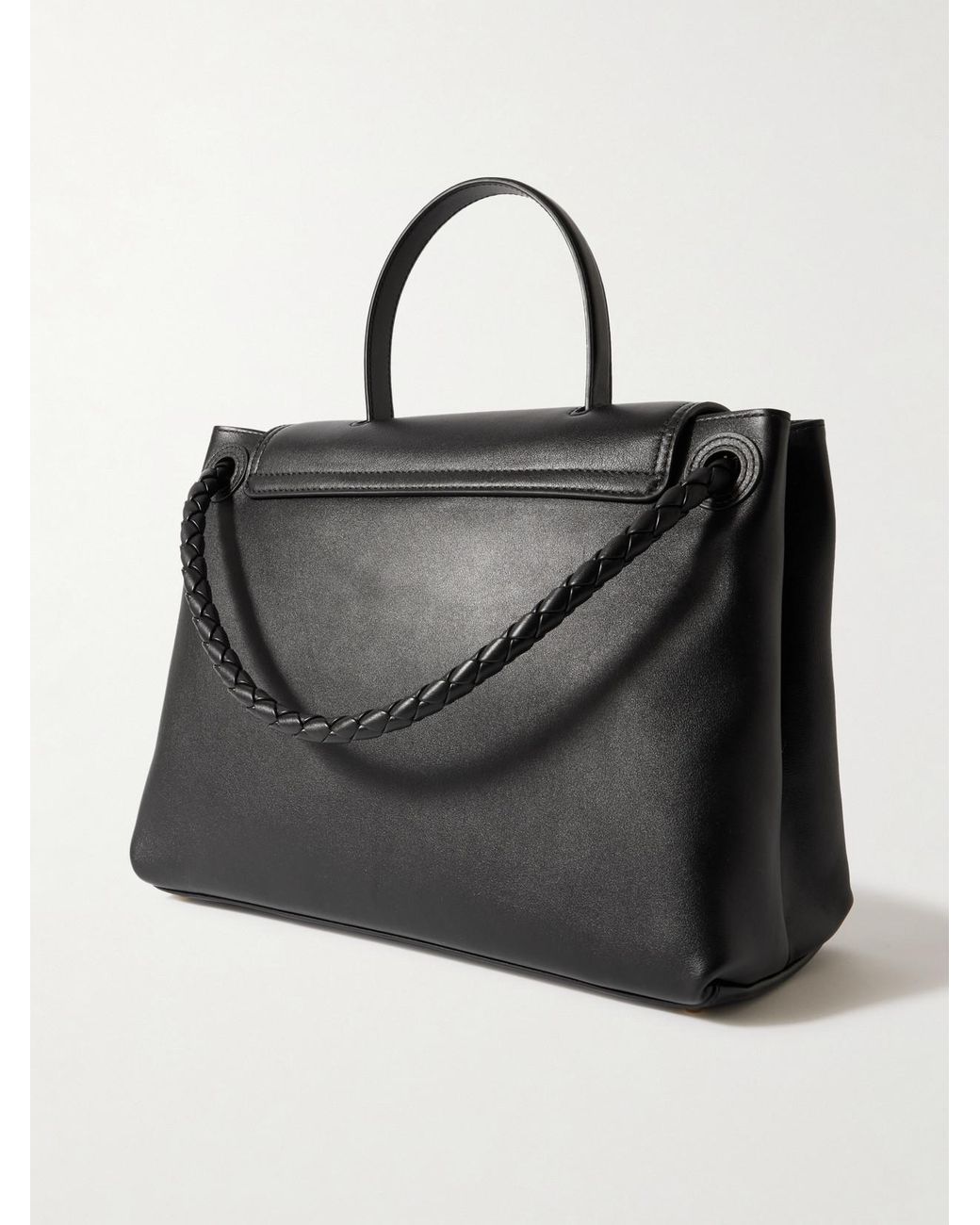 Bottega Veneta Black Ciao Ciao Medium Intrecciato Leather Tote