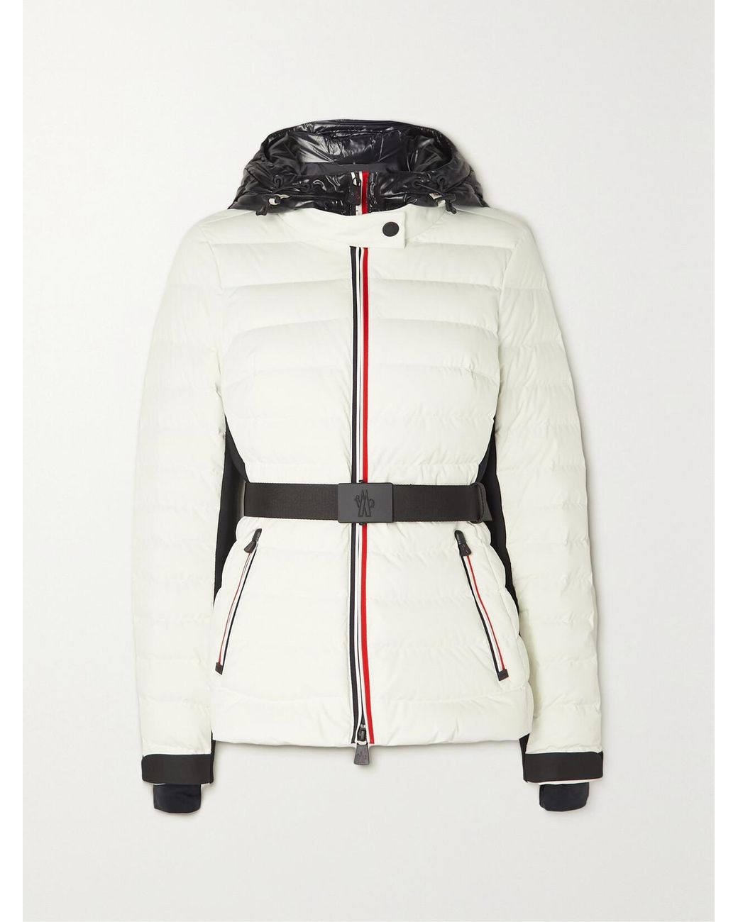 Moncler White Bruche - Short Down Jacket