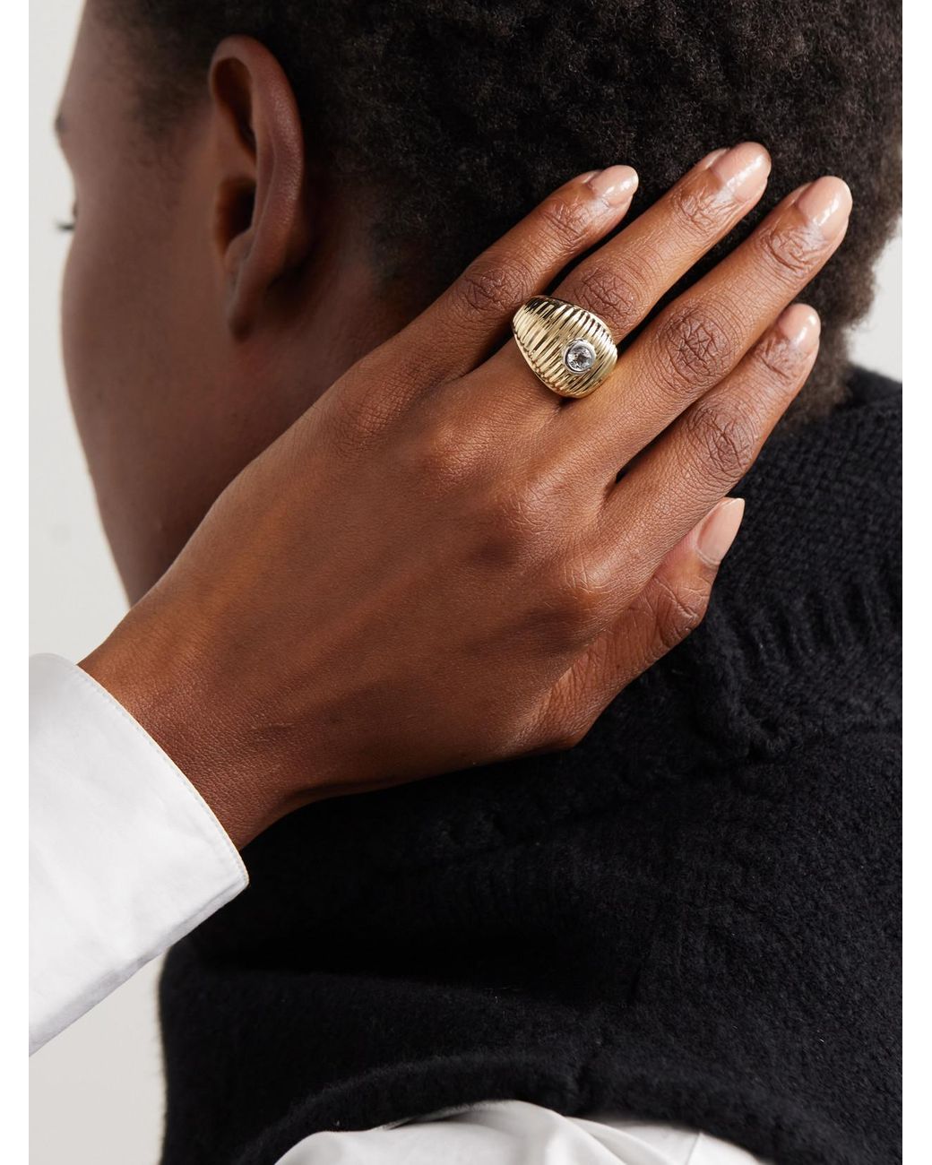 Yvonne Léon Natural 9-Karat Topaz Ring