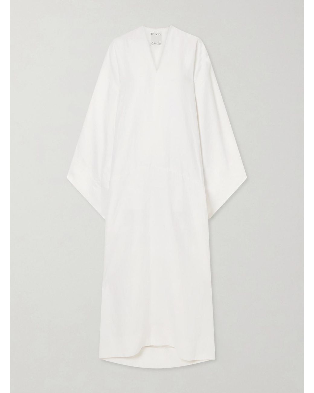Calvin Klein White Blake Cotton Maxi Dress