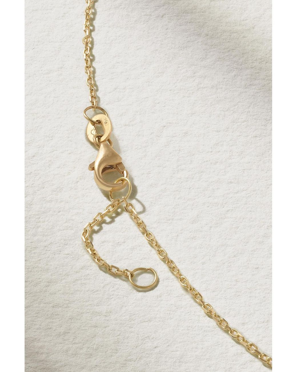 L'Atelier Nawbar Natural Yin Yang 18-Karat Multi-Stone Necklace
