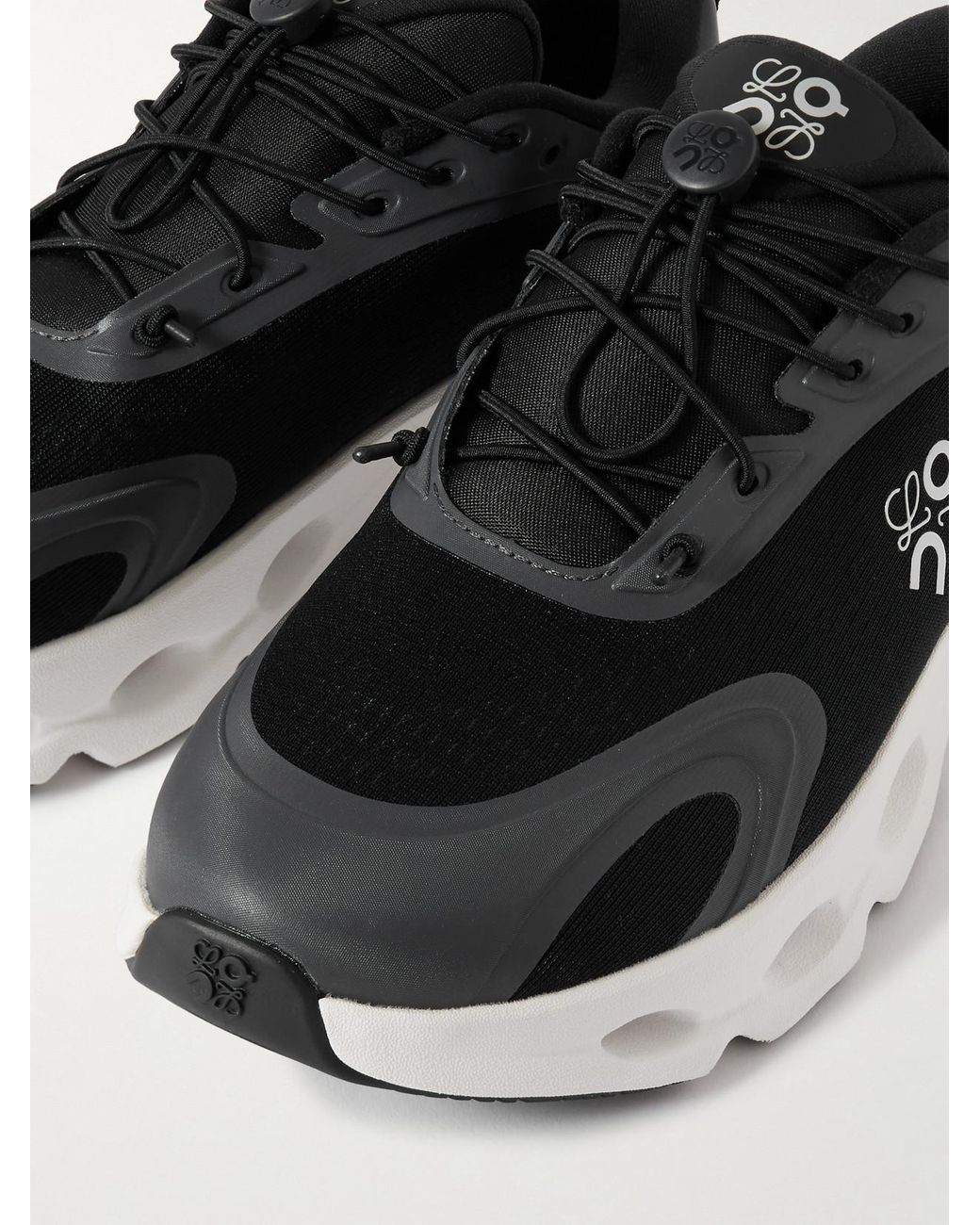 Loewe Black On Cloud Rubber-Trimmed Recycled-Mesh Sneakers