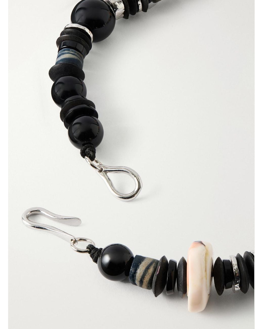 Tohum Design Natural Samsara, Onyx And Seashell Necklace