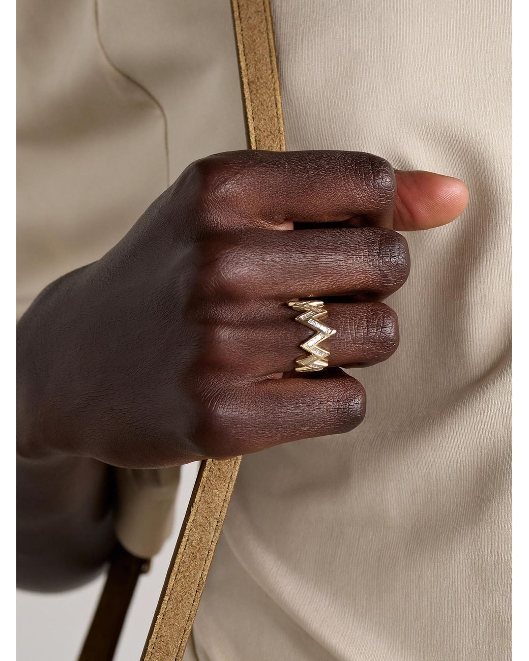 KOLOURS JEWELRY Natural Creo 14-Karat Diamond Ring