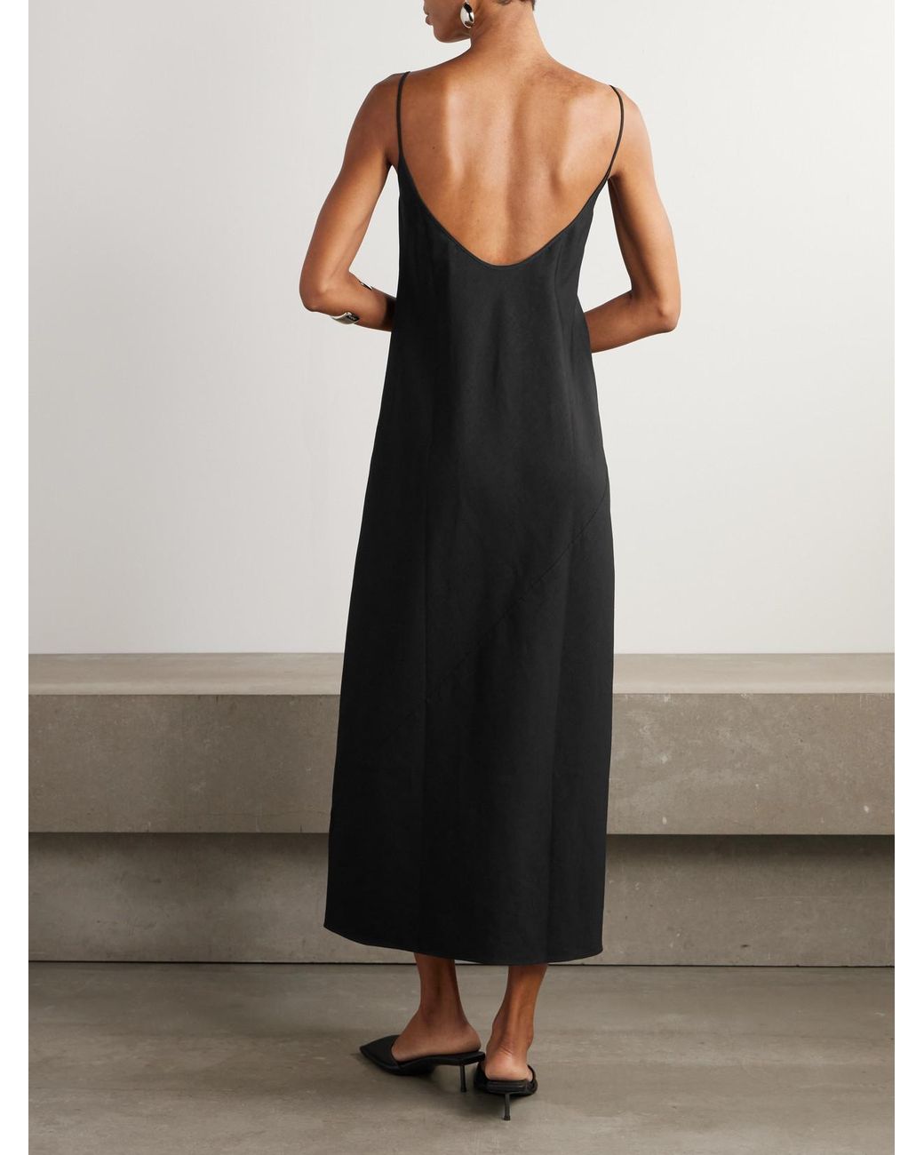 another tomorrow black dress Another Tomorrow Doppio Boatneck Dress main image 0