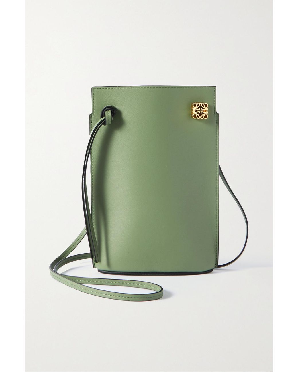 Loewe Dice Pocket Leather Shoulder Bag in Green Lyst