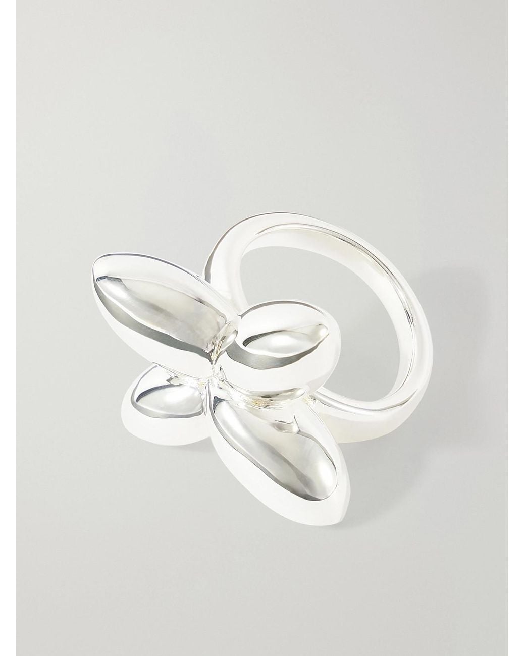 Camille Surault White Rosemarie Sterling Ring