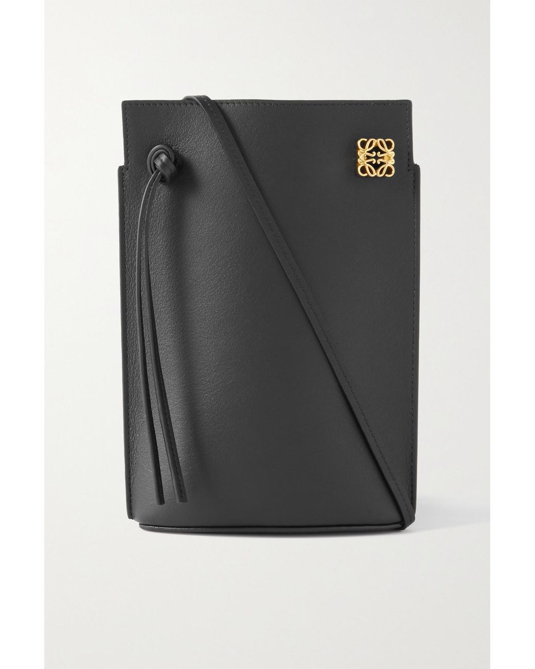 Loewe Dice Pocket Embellished Leather Shoulder Bag in Black Lyst