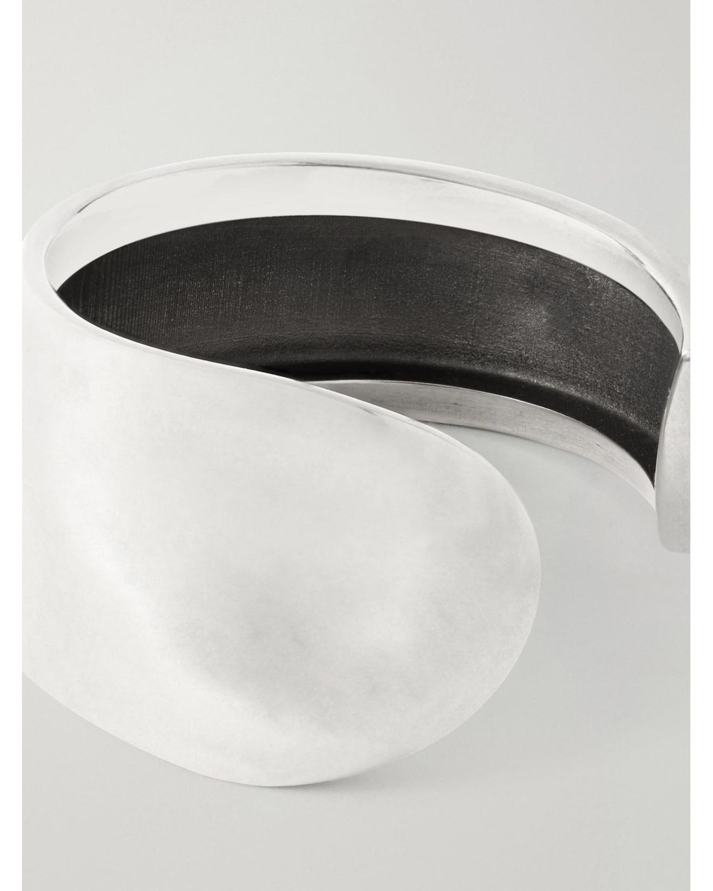 Khaite Metallic Keefe Palladium-Plated Bracelet