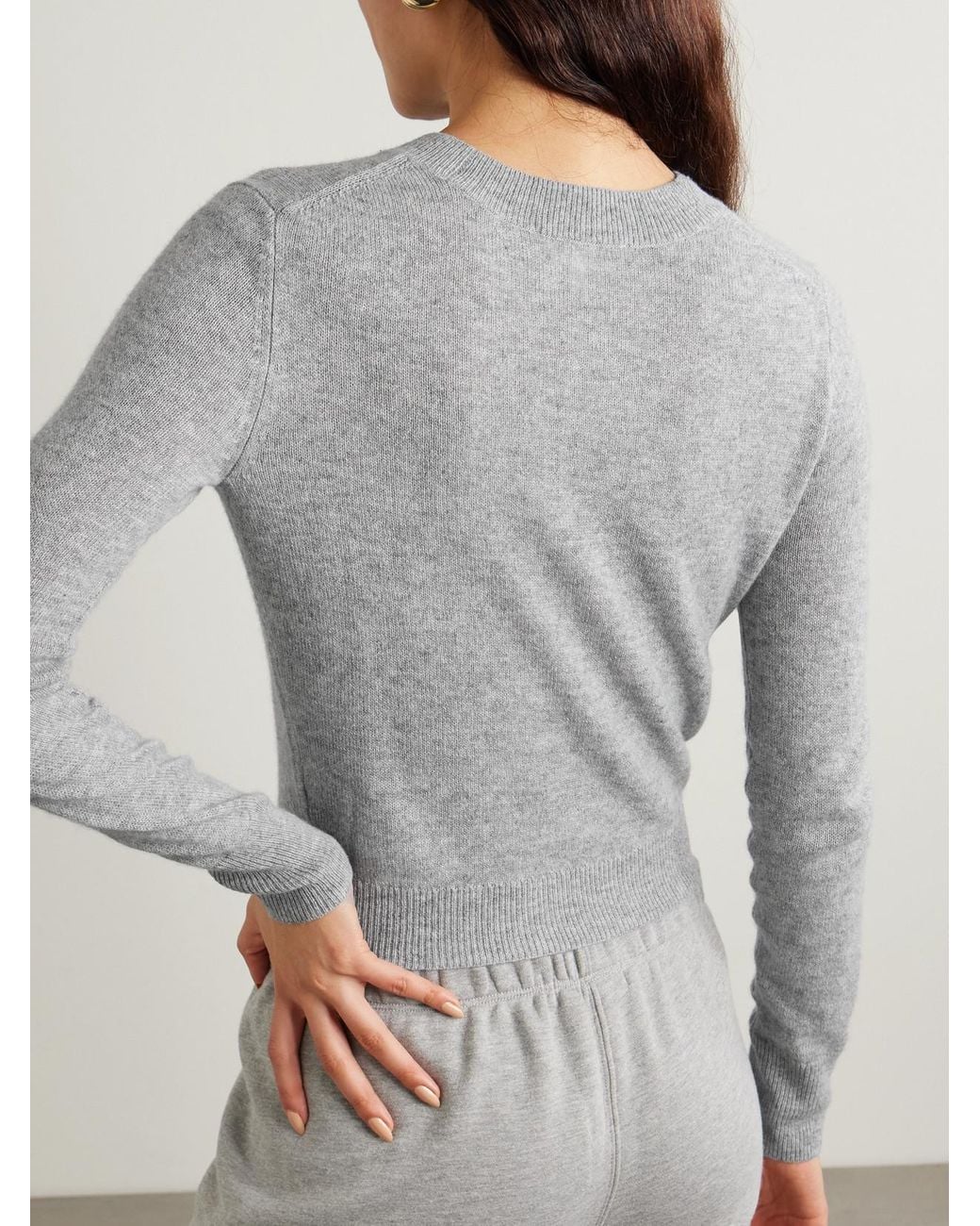 ÉTERNE Gray Francis Cashmere Sweater