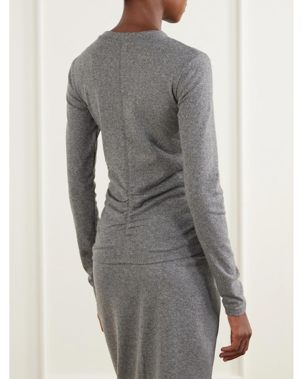 Isabel Marant Gray Delesa Stretch Top