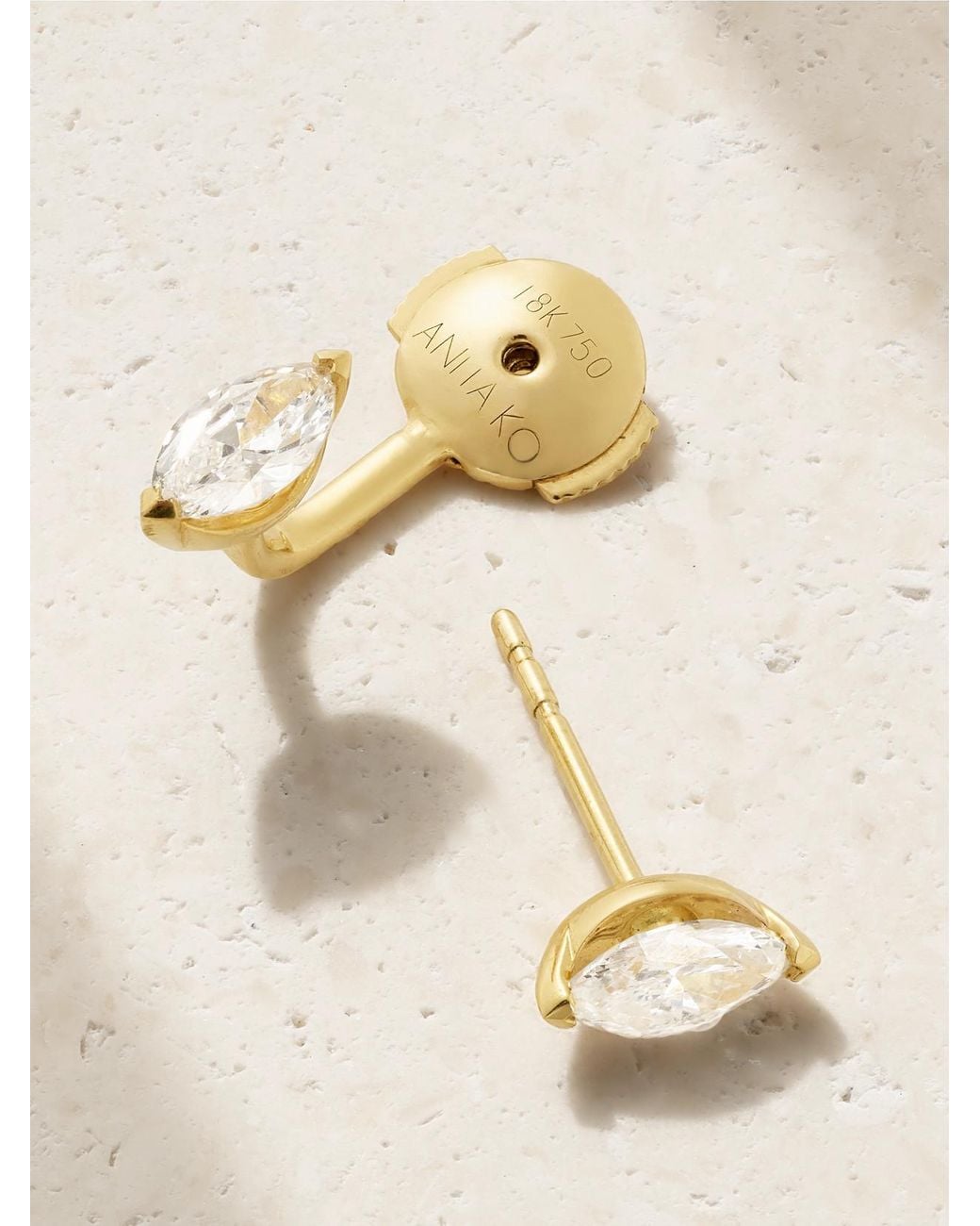 Anita Ko Natural Orbit 18-Karat Diamond Single Earring