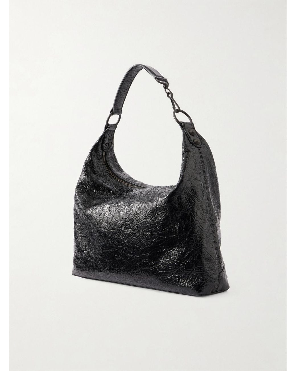 Balenciaga Black Le City Small Leather Shoulder Bag