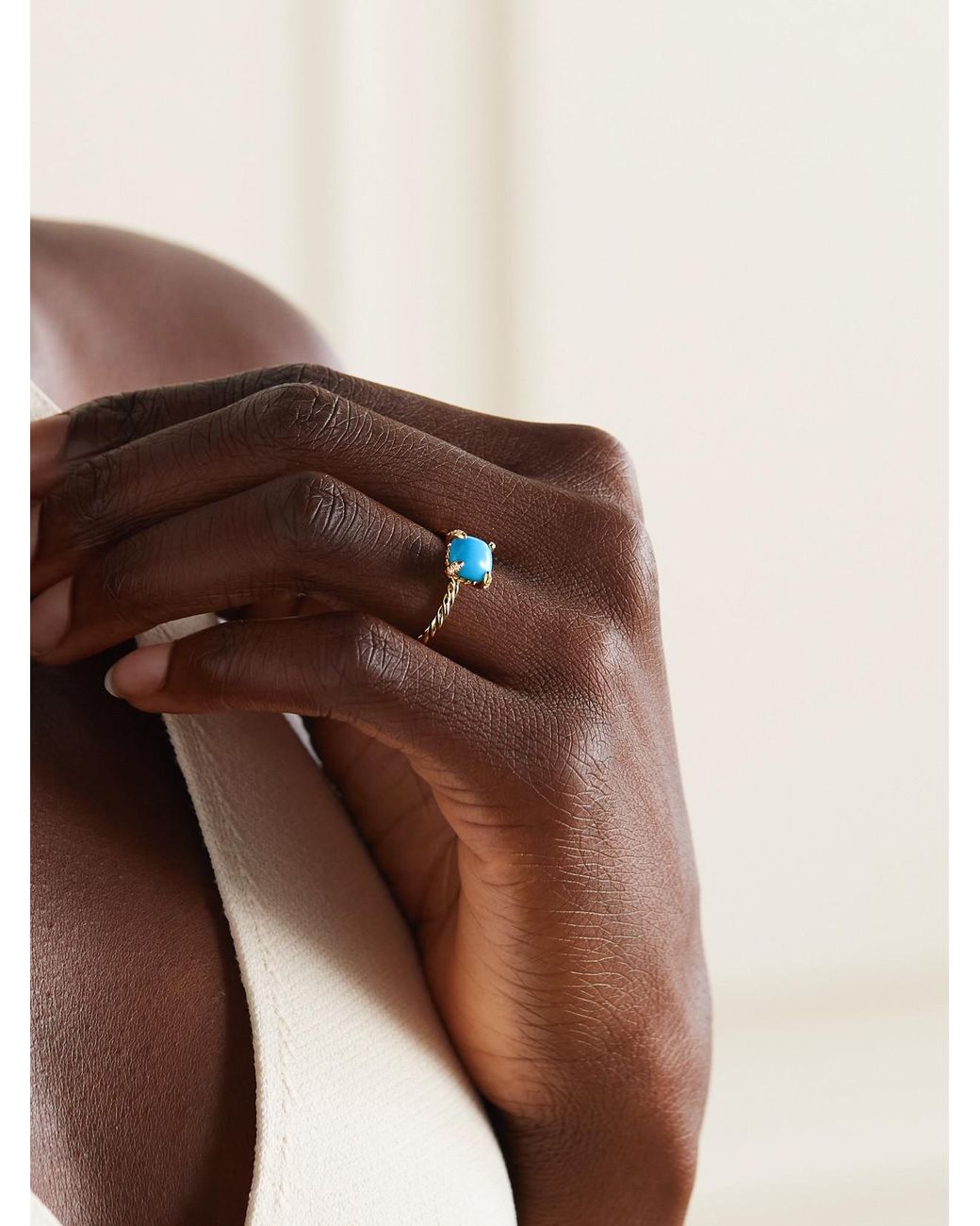 Châtelaine18-Karat, And Diamond Ring David Yurman en coloris Blue