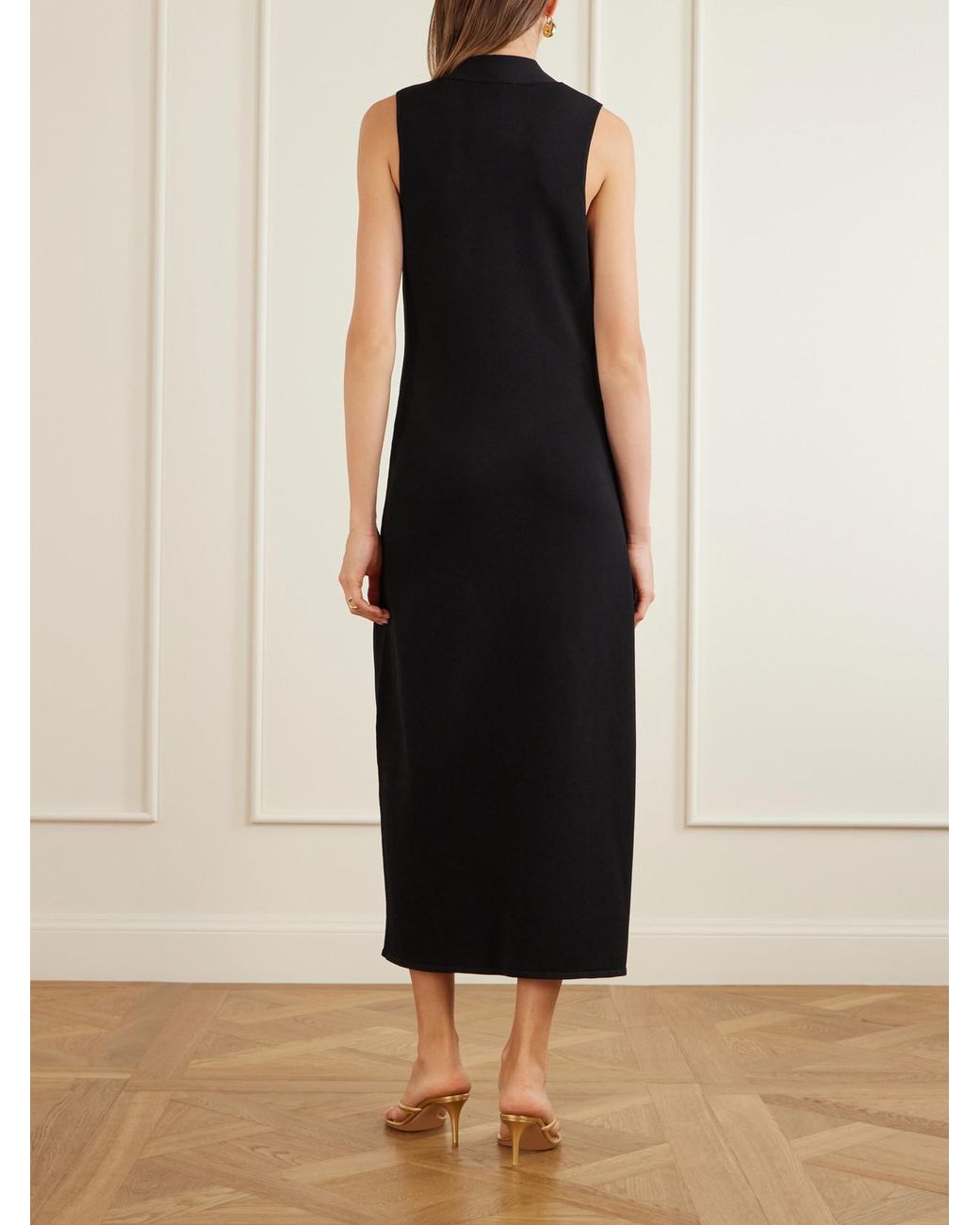 Altuzarra Black Axia Knitted Maxi Dress