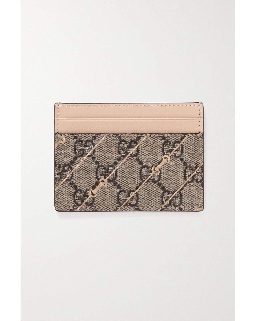 Gucci Horsebit 1955 Leather-trimmed Printed Coated-canvas