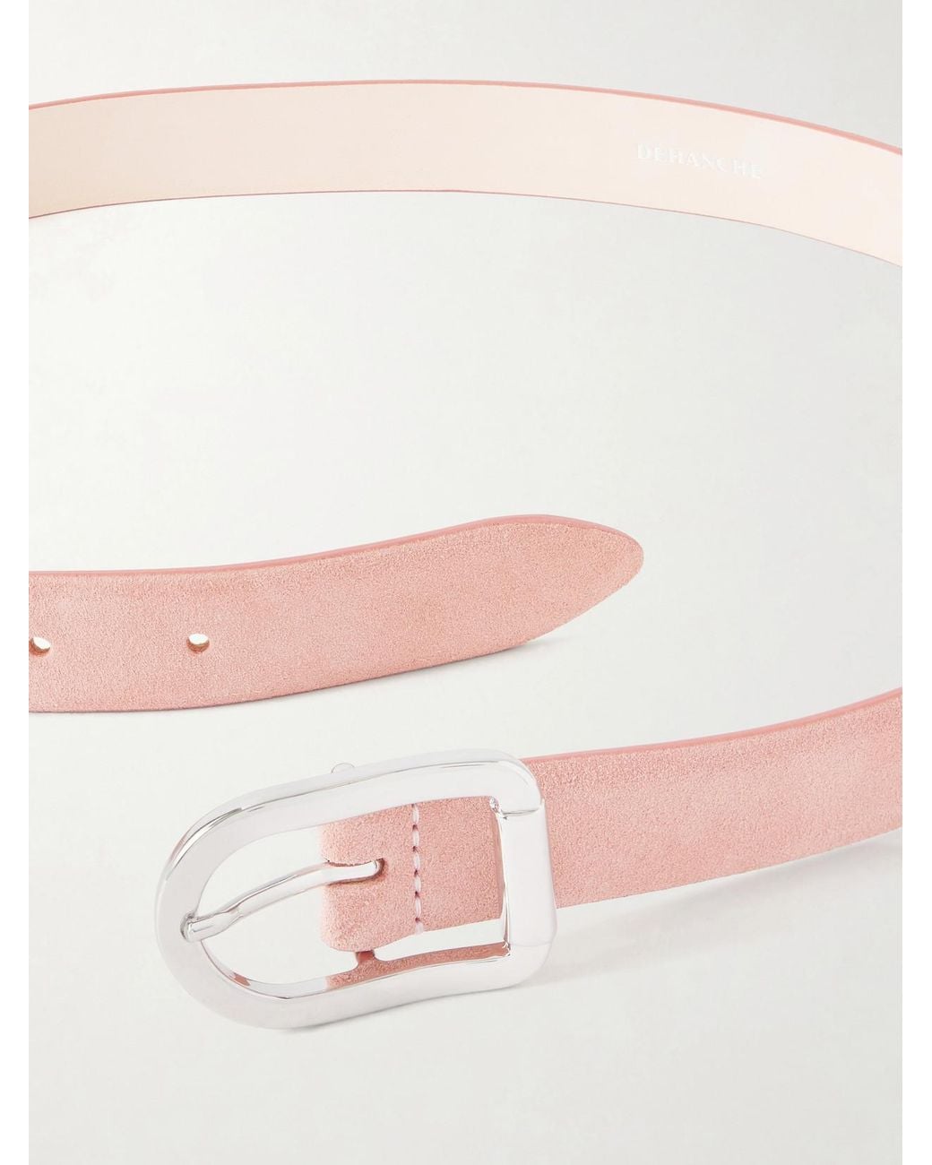 DEHANCHE Pink Mija Suede Belt