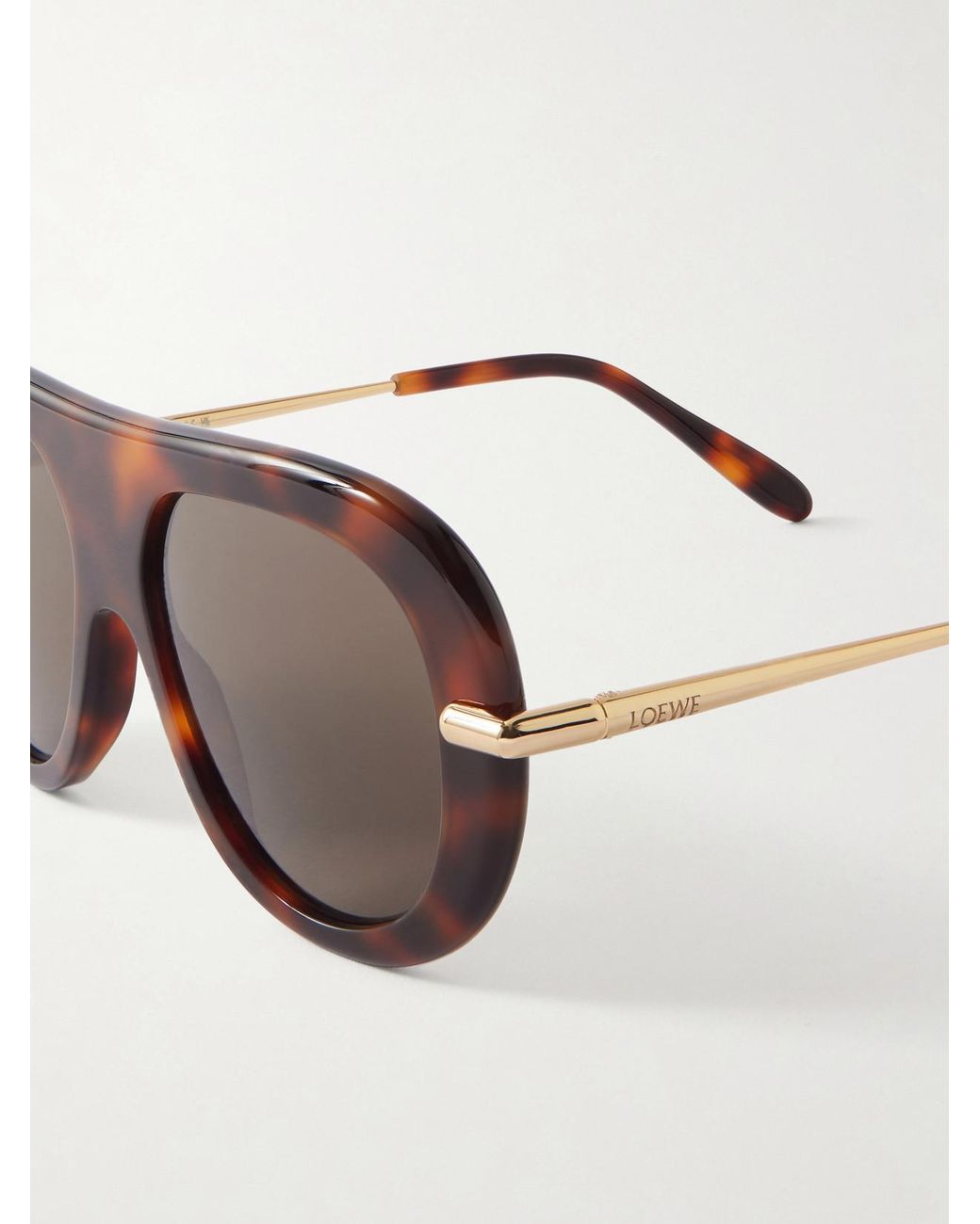 Loewe Multicolor Slim Aviator-Style Acetate Sunglasses