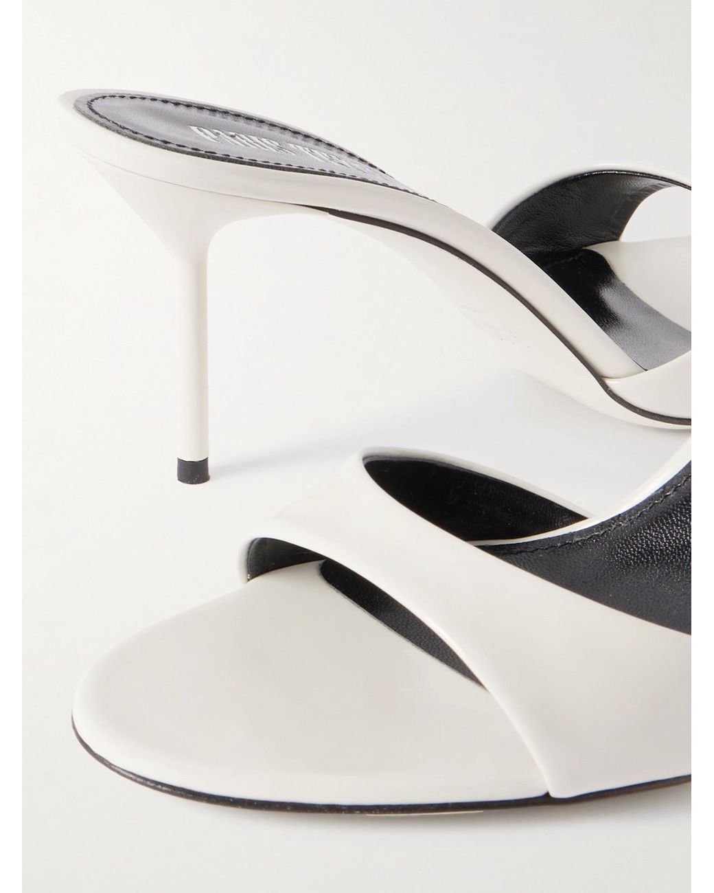 Paris Texas Natural Lidia 70 Patent-Leather Sandals