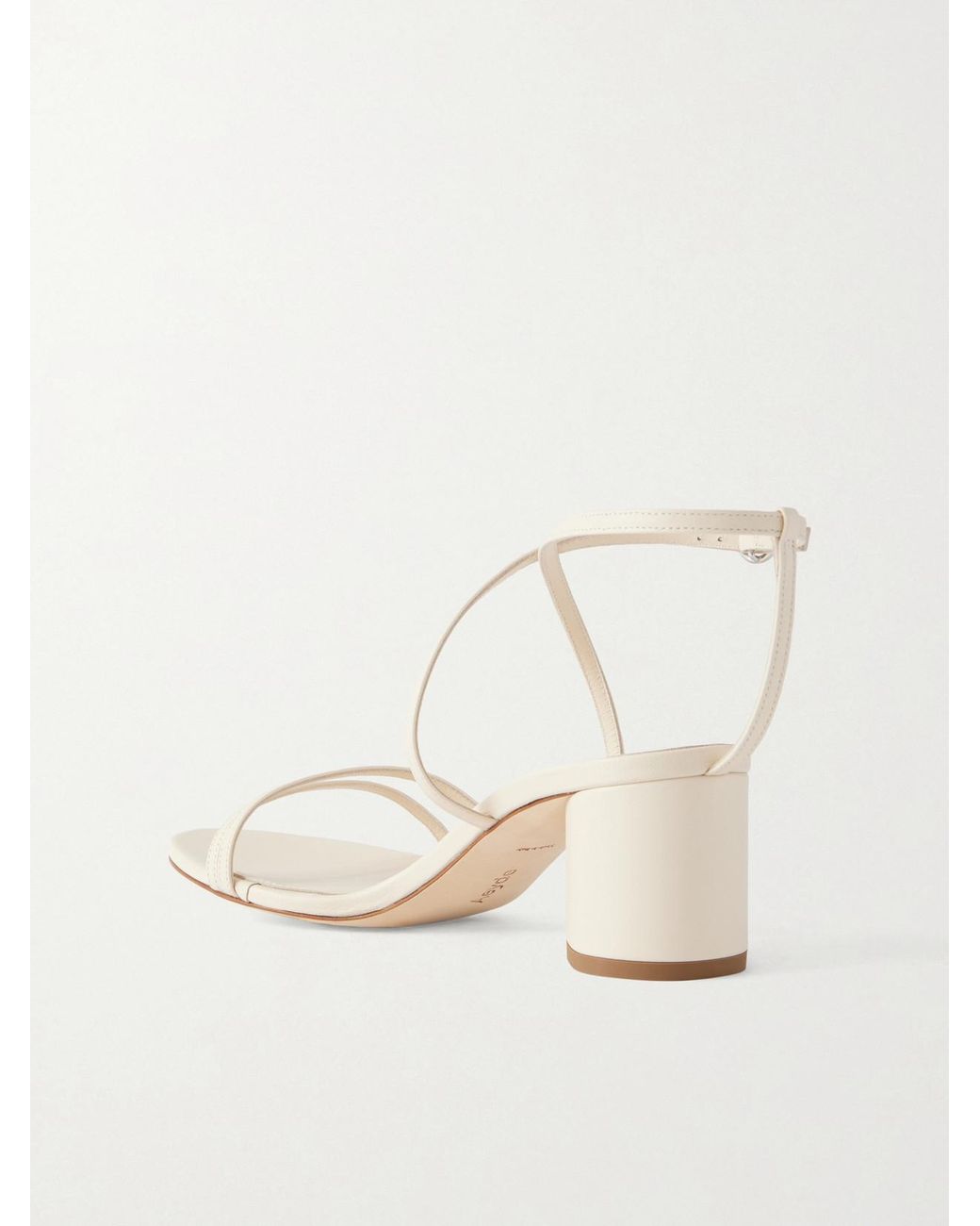 Aeyde Natural Mirella Leather Sandals