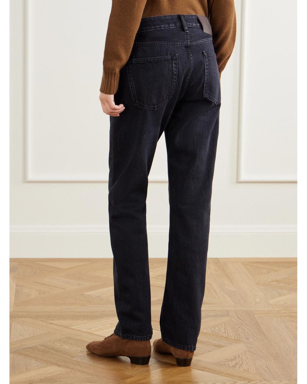 Kallmeyer Blue Adina Mid-Rise Straight-Leg Jeans