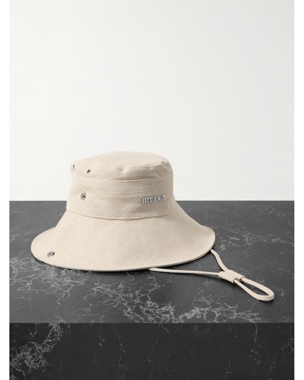 Jacquemus Le Bob De Nimes Embellished Linen And Cotton-Blend