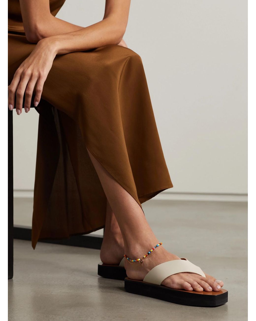 Diane Kordas Metallic 14-Karat Rose, Enamel And Diamond Anklet