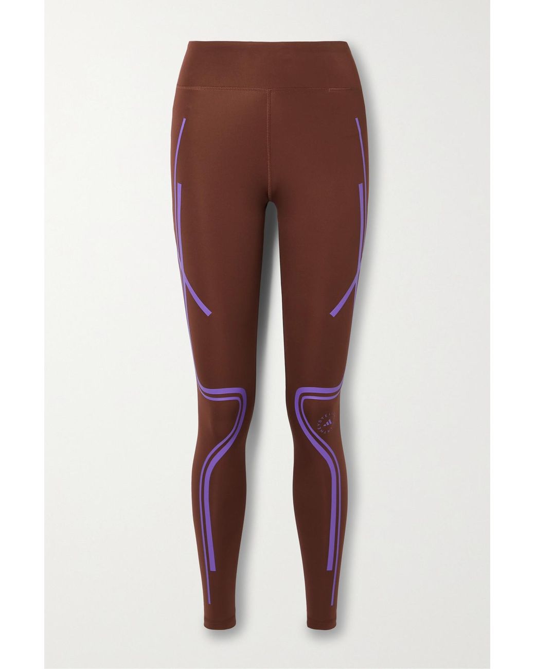 ADIDAS BY STELLA MCCARTNEY TruePace printed stretch recycled leggings