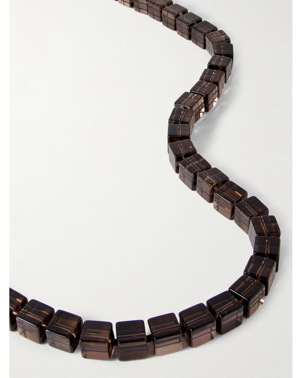 Le Sundial Gray Tina Smoky Quartz Necklace