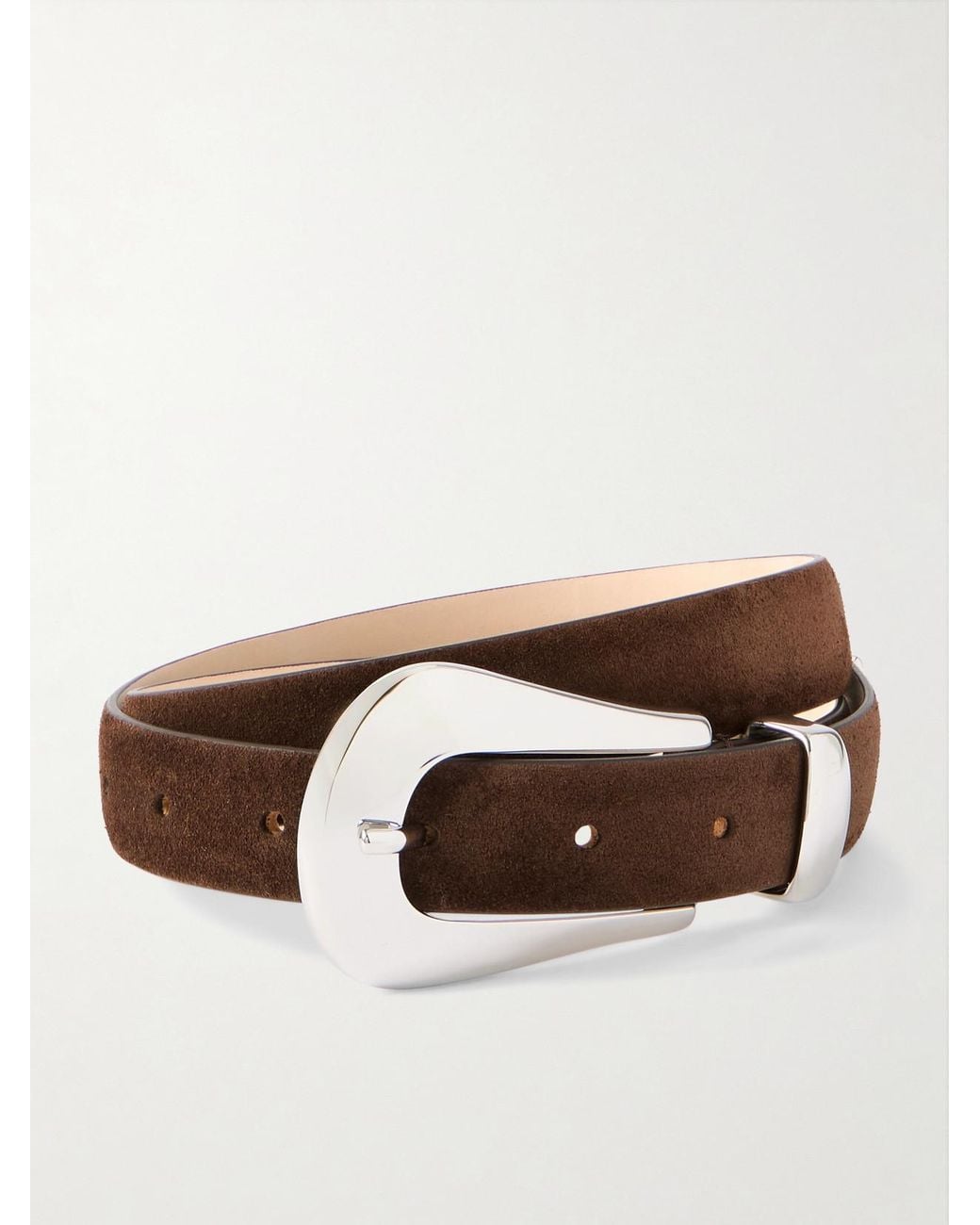 DEHANCHE Brown Colette Suede Belt