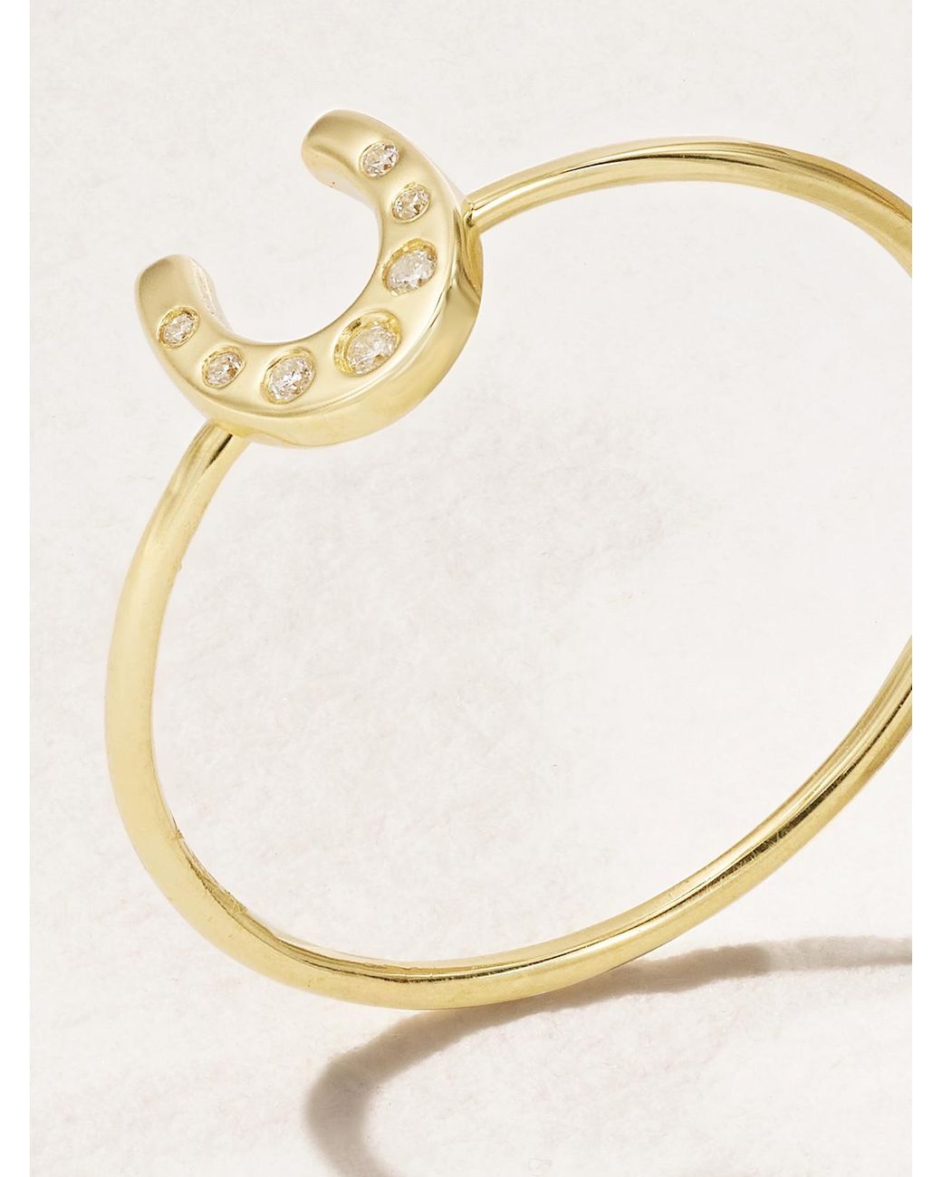 Jennifer Meyer Natural 18-Karat Diamond Ring