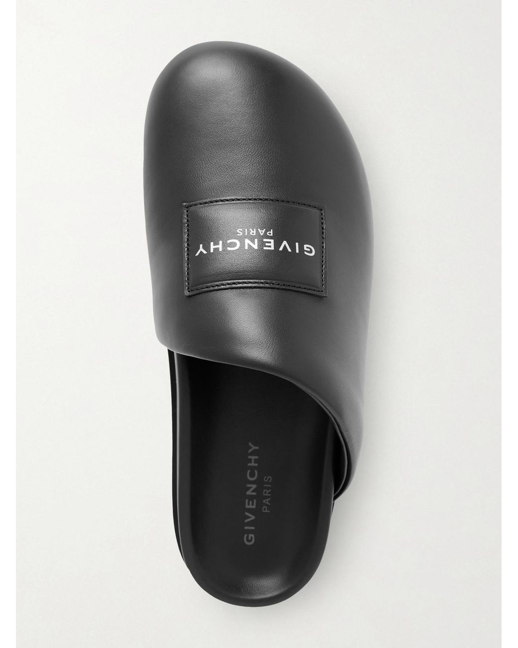 Givenchy Black Leather Mules