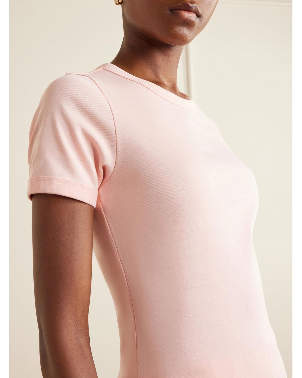 Flore Flore Pink Car Organic Cotton-Jersey T-Shirt