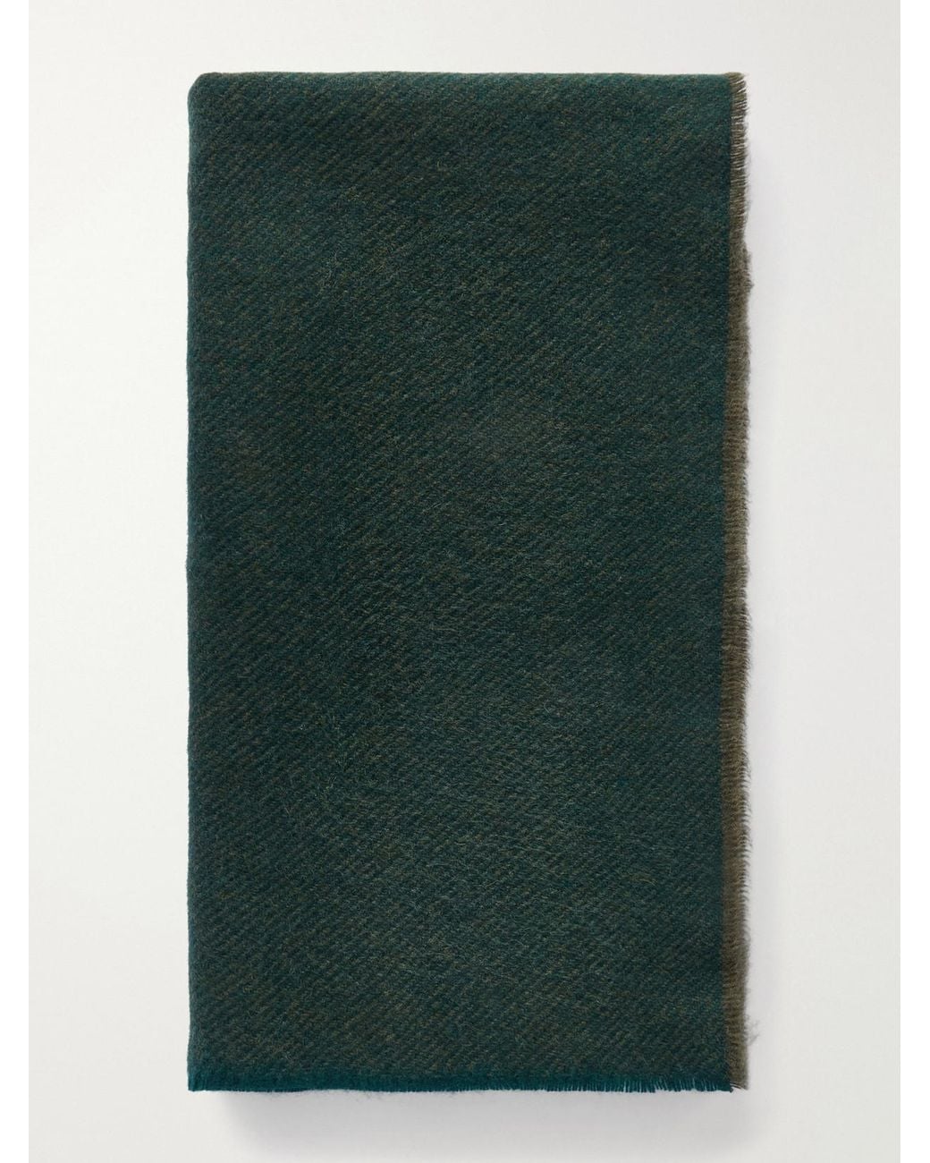 Johnstons Green Mountain Twill Cashmere Scarf