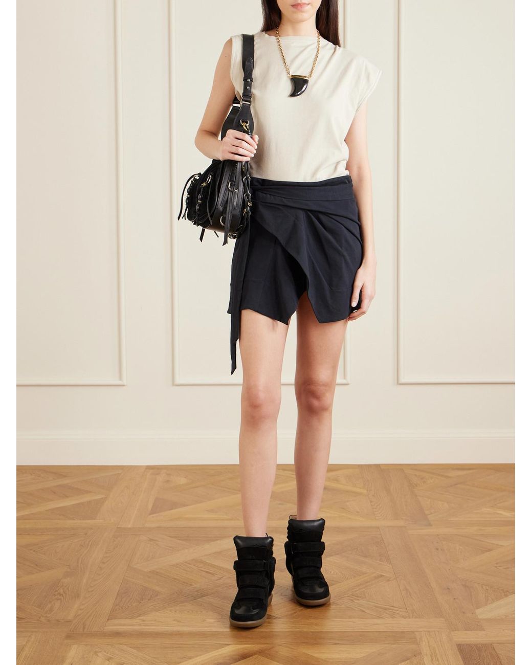 Isabel Marant Black Bekett Sneakers