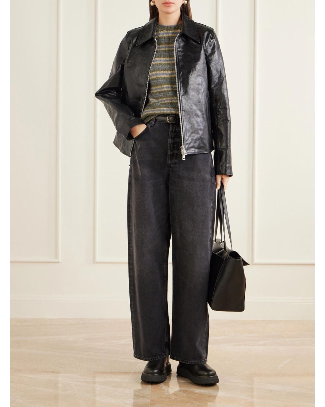 Tod's Black Gomma 30 Leather Ankle Boots