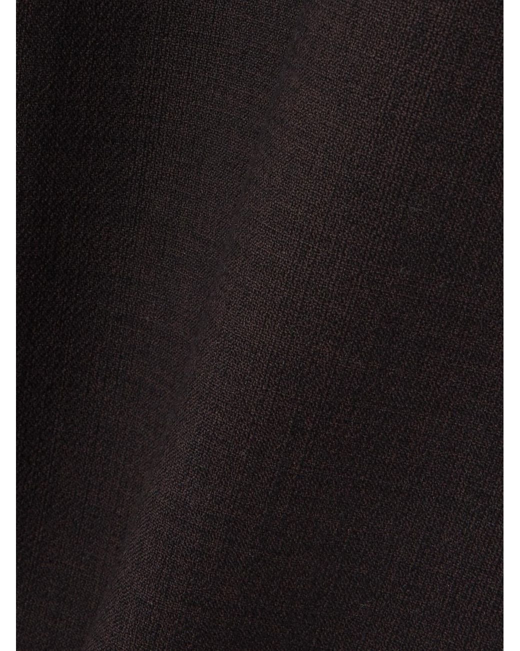 Bottega Veneta Black Cotton-Blend Crepe Vest