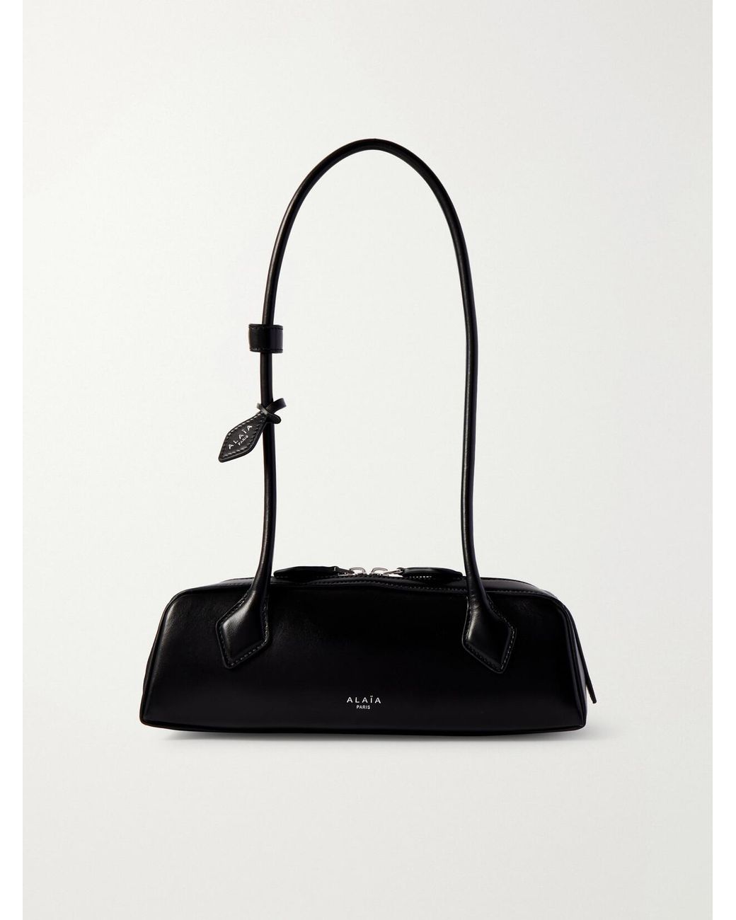 Alaïa White Le Teckel Small Leather Shoulder Bag