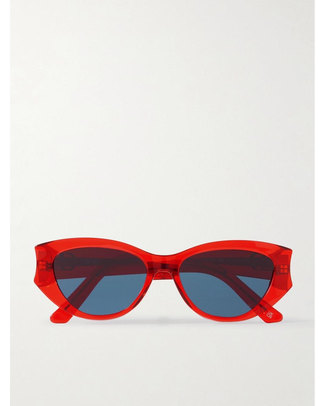 Dior Red Diorglow B1I Cat-Eye Acetate Sunglasses